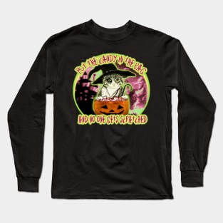 put the candy in the bag - WPH MEDIA Long Sleeve T-Shirt